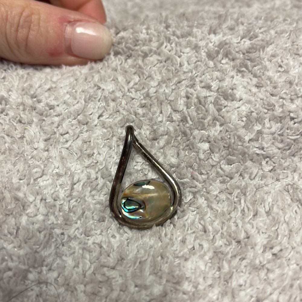 Sterling silver bracelet and pendant
